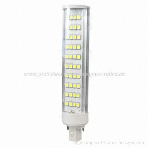 G24 LED Bulb with 9/10W Power and 850lm Lumen, Heat-sink is High-purity Aluminum Alloy Housing